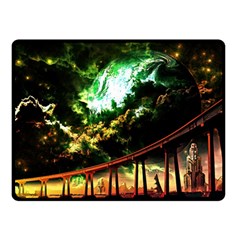 Science Fiction Forward Futuristic Double Sided Fleece Blanket (small)  by Pakrebo