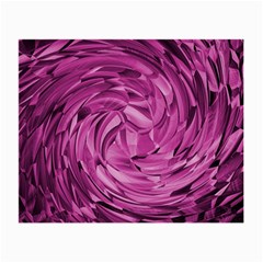 Strudel Magenta Pattern Art Spiral Small Glasses Cloth (2 Sides) by Pakrebo