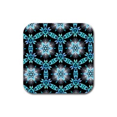 Backgrounds Pattern Wallpaper Rubber Square Coaster (4 Pack) 