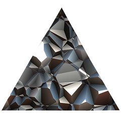 Triangles Polygon Color Silver Uni Wooden Puzzle Triangle