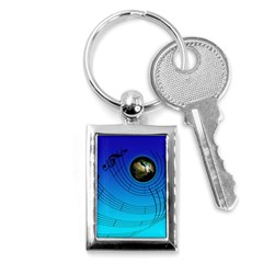 Music Reble Sound Concert Key Chain (rectangle) by HermanTelo