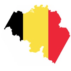 Belgium Country Europe Flag Wooden Puzzle Hexagon by Sapixe