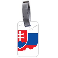 Slovakia Country Europe Flag Luggage Tag (two Sides) by Sapixe