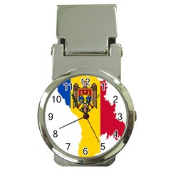 Moldova Country Europe Flag Money Clip Watches by Sapixe