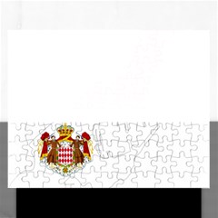 Monaco Country Europe Flag Borders Rectangular Jigsaw Puzzl by Sapixe