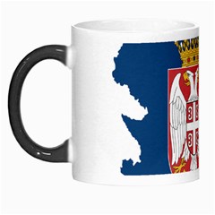 Serbia Country Europe Flag Borders Morph Mugs by Sapixe