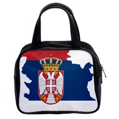 Serbia Country Europe Flag Borders Classic Handbag (two Sides) by Sapixe