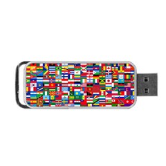 Flags Countries International Portable Usb Flash (one Side) by Sapixe