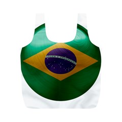 Brazil Flag Country Symbol Full Print Recycle Bag (m)