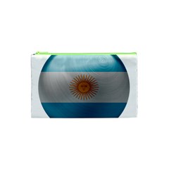 Argentina Flag Country Nation Cosmetic Bag (xs) by Sapixe