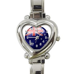 Australia Flag Country National Heart Italian Charm Watch by Sapixe