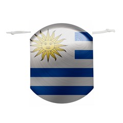 Uruguay Flag Country Symbol Nation Lightweight Drawstring Pouch (m)