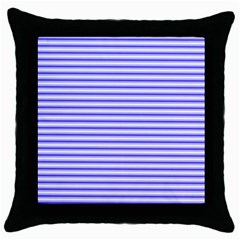 Striped Throw Pillow Case (black) by scharamo