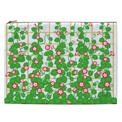 Flowering Vine Vine Ivy Flowers Cosmetic Bag (xxl) by Pakrebo