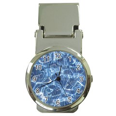 Abstract Blue Diving Fresh Money Clip Watches