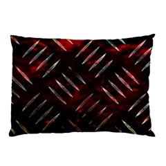 Background Red Metal Pillow Case