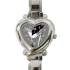 Gallows Raven Chopped Heart Italian Charm Watch by Bajindul