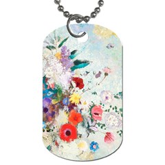 Floral Bouquet Dog Tag (one Side) by Sobalvarro