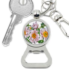 Flowers Anemone Arrangement Cut Out Bottle Opener Key Chain by Simbadda