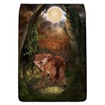 Awesome Wolf In The Darkness Of The Night Removable Flap Cover (L) Front