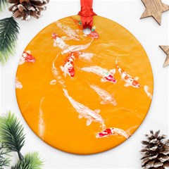 Koi Carp Scape Ornament (round) by essentialimage