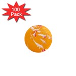 Koi Carp Scape 1  Mini Magnets (100 pack)  Front