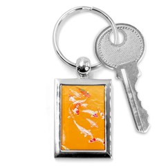 Koi Carp Scape Key Chain (rectangle) by essentialimage