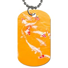 Koi Carp Scape Dog Tag (one Side) by essentialimage