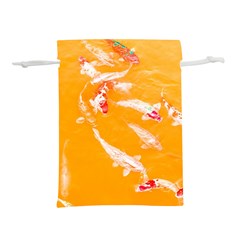 Koi Carp Scape Lightweight Drawstring Pouch (m) by essentialimage