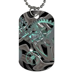 Gears Machine Machines Dog Tag (two Sides) by Bajindul