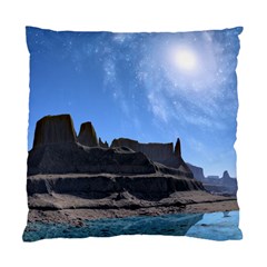 Mountains Galaxy Lake Landscape Standard Cushion Case (two Sides)