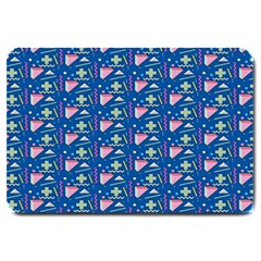 Memphis Pattern Large Doormat 