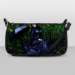 Gotthic Girl With Umbrella Shoulder Clutch Bag by snowwhitegirl