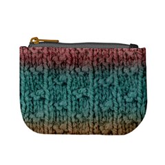 Knitted Wool Ombre 1 Mini Coin Purse