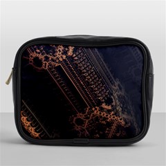 Fractals Abstraction Tla Designs Mini Toiletries Bag (one Side) by Simbadda