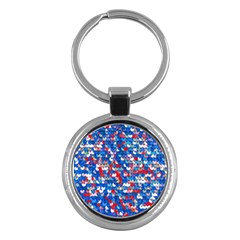 Funky Sequins Key Chain (round) by essentialimage