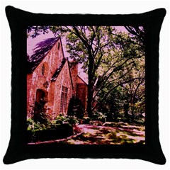 Hot Day In  Dallas 6 Throw Pillow Case (black) by bestdesignintheworld