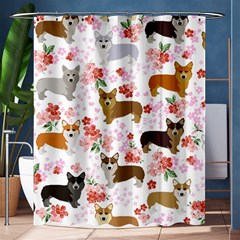 Corgis Corgi Pattern Shower Curtain 60  X 72  (medium)  by Sudhe