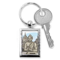 Borobudur Temple Key Chain (rectangle) by Sudhe