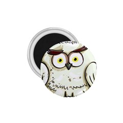 Owl Bird Eyes Cartoon Good 1 75  Magnets by Sudhe