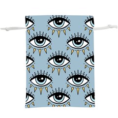 Eyes Pattern  Lightweight Drawstring Pouch (xl)