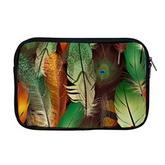 Feathers Realistic Pattern Apple Macbook Pro 17  Zipper Case by Vaneshart