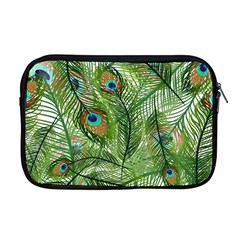 Peacock Feathers Pattern Apple Macbook Pro 17  Zipper Case by Vaneshart