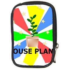 House Plant Compact Camera Leather Case by okhismakingart