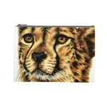 Cheetah Cosmetic Bag (Large) Front