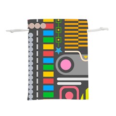 Pattern Geometric Abstract Colorful Arrows Lines Circles Triangles Lightweight Drawstring Pouch (s)