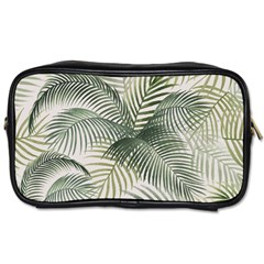 Vector Palm Leaves Pattern  Illustration Toiletries Bag (two Sides) by Vaneshart