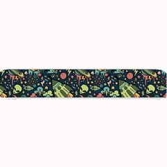 Texture Patterns Aliens Rockets Space Small Bar Mats by Vaneshart