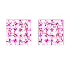 Background Square Pattern Colorful Cufflinks (square) by Simbadda