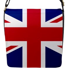 Uk Flag Flap Closure Messenger Bag (s) by FlagGallery